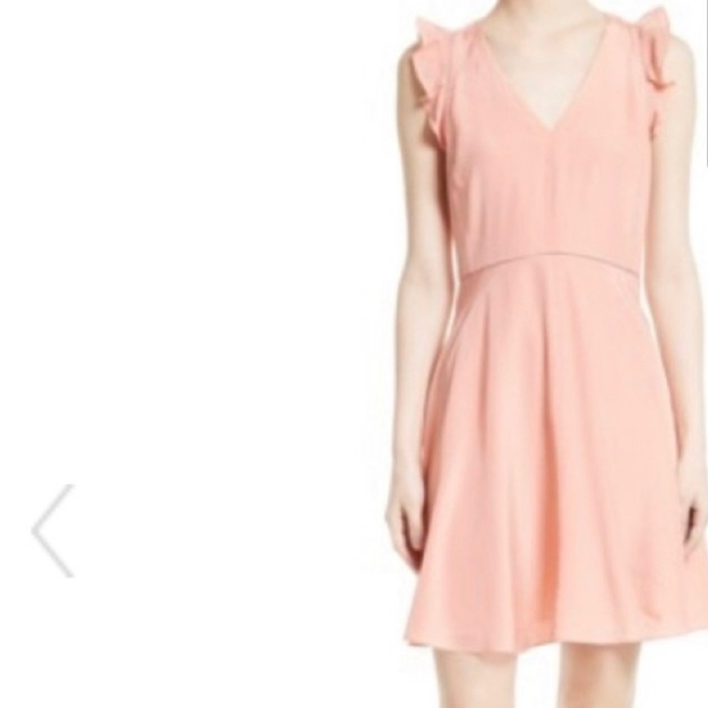 Rebecca Taylor ruffle trim dress size 4